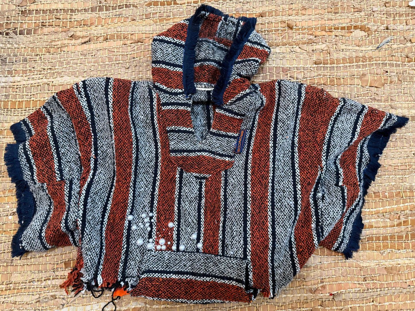 Denver Broncos “Drug Rug” cropped and opened sleeve