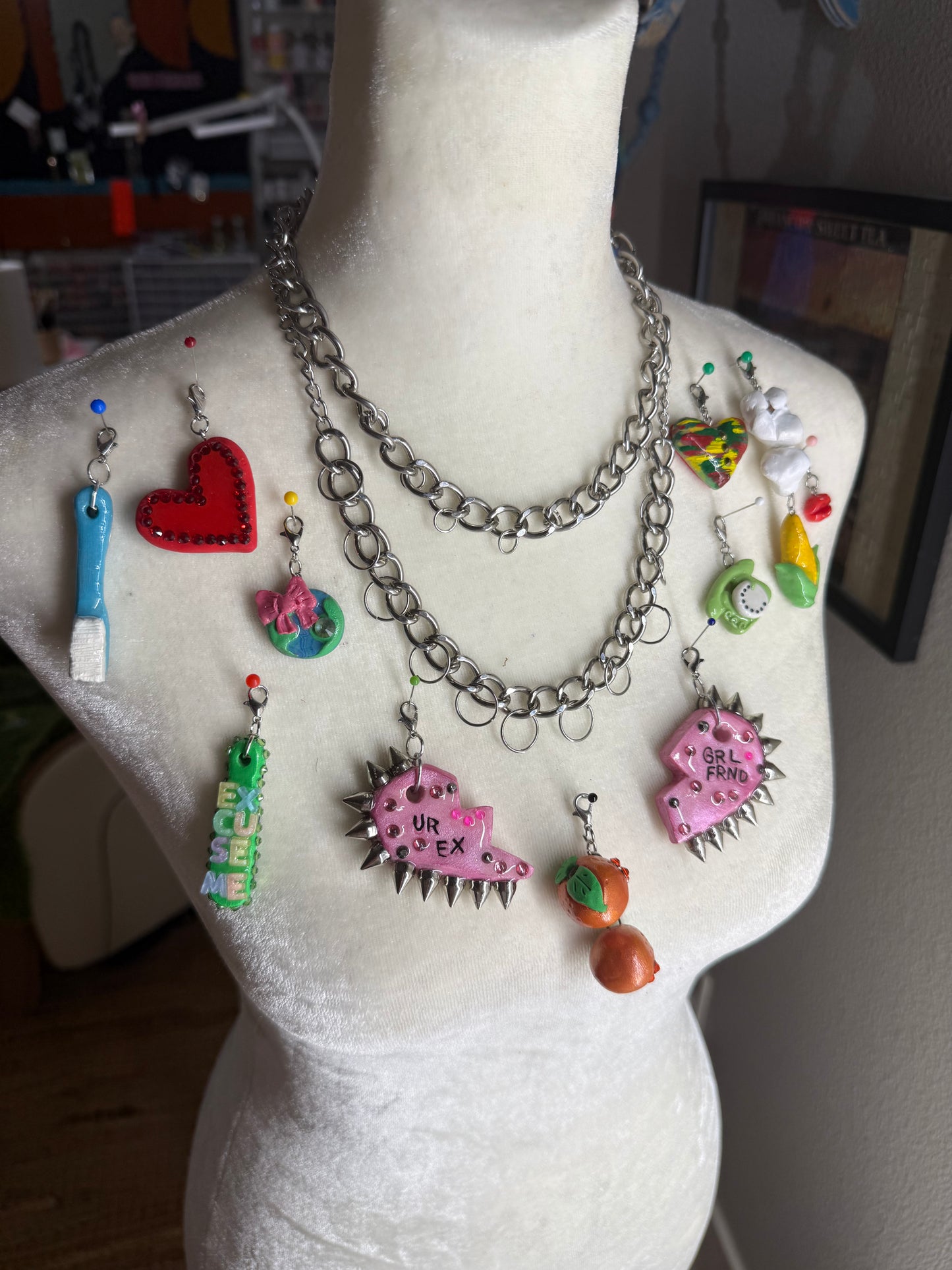 NO DOUBT inspired charm necklace