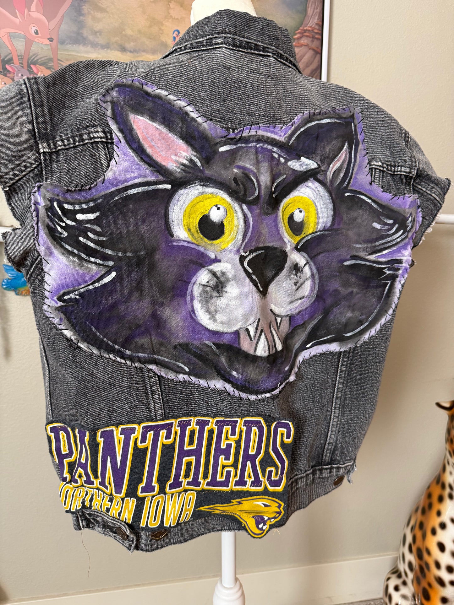 UNI Panthers jean vest/jacket