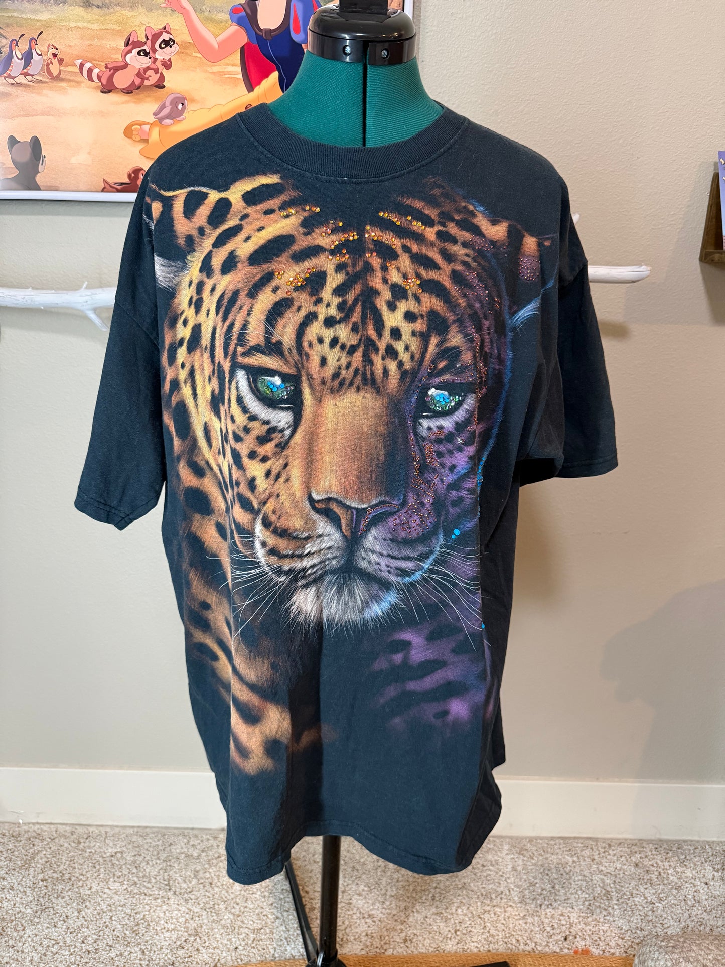1998 Liquid Blue Vintage Tag Leopard Tee