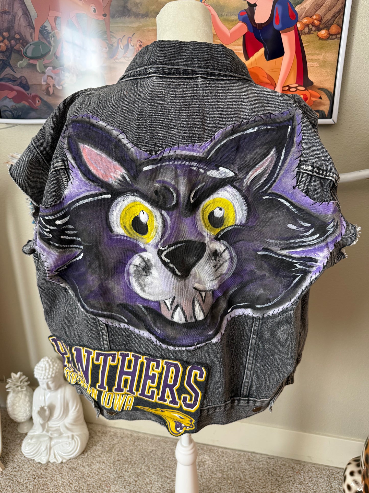 UNI Panthers jean vest/jacket