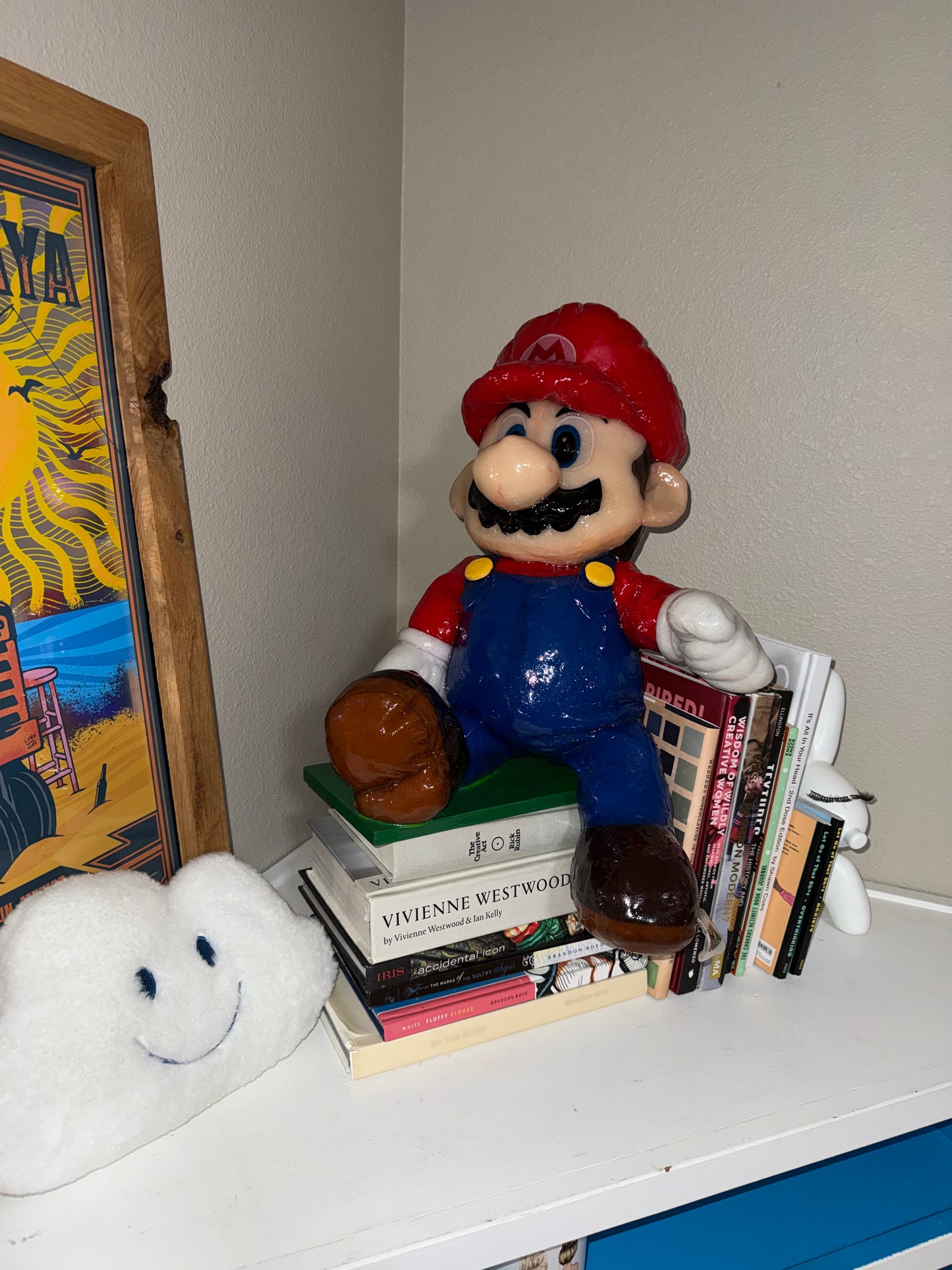 Epoxy Mario Shelf display