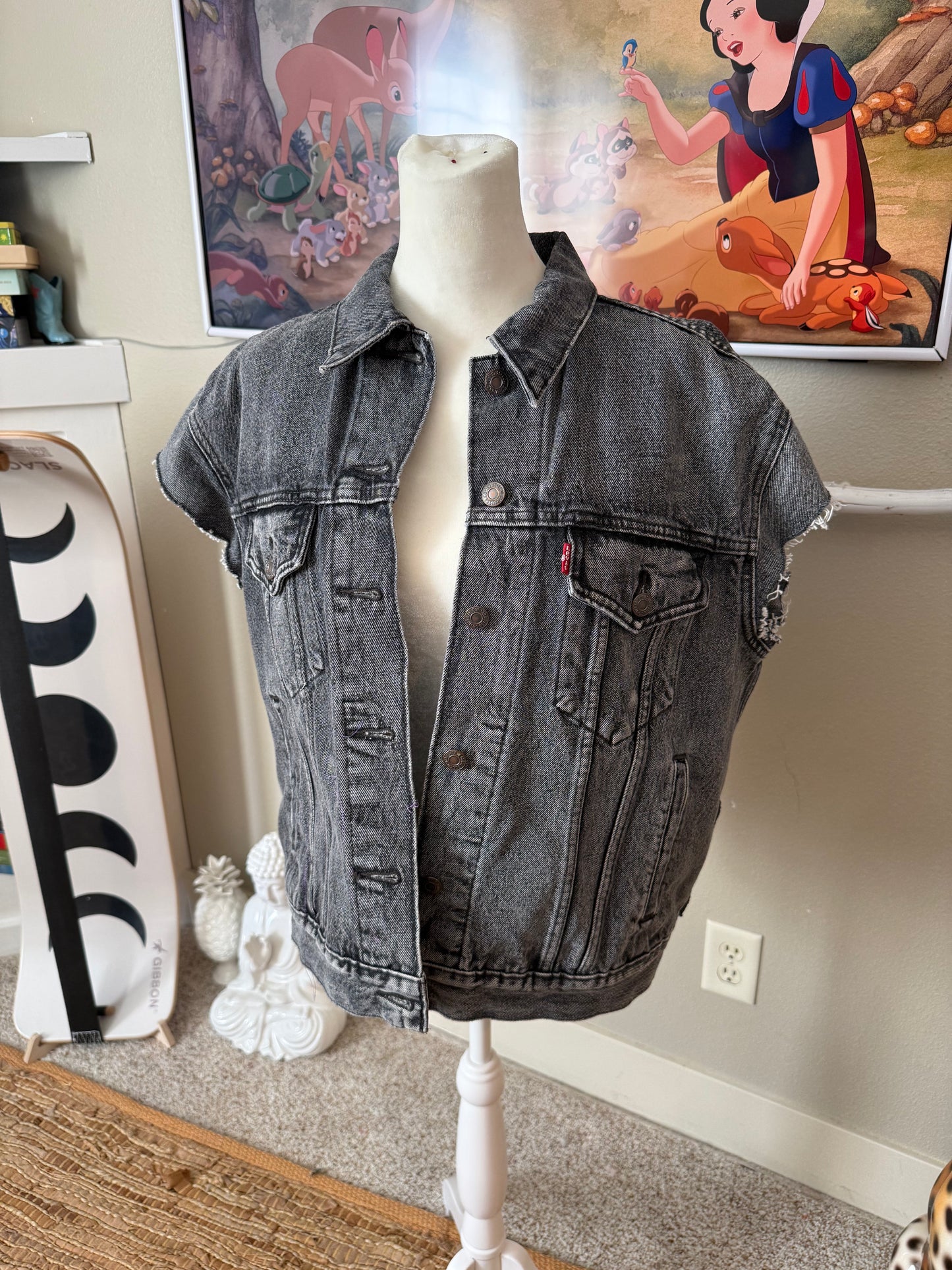 UNI Panthers jean vest/jacket