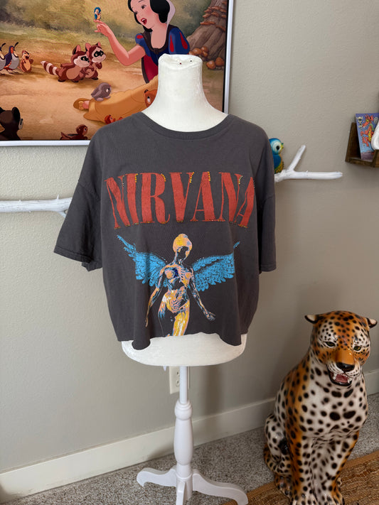 Nirvana Cropped Tee