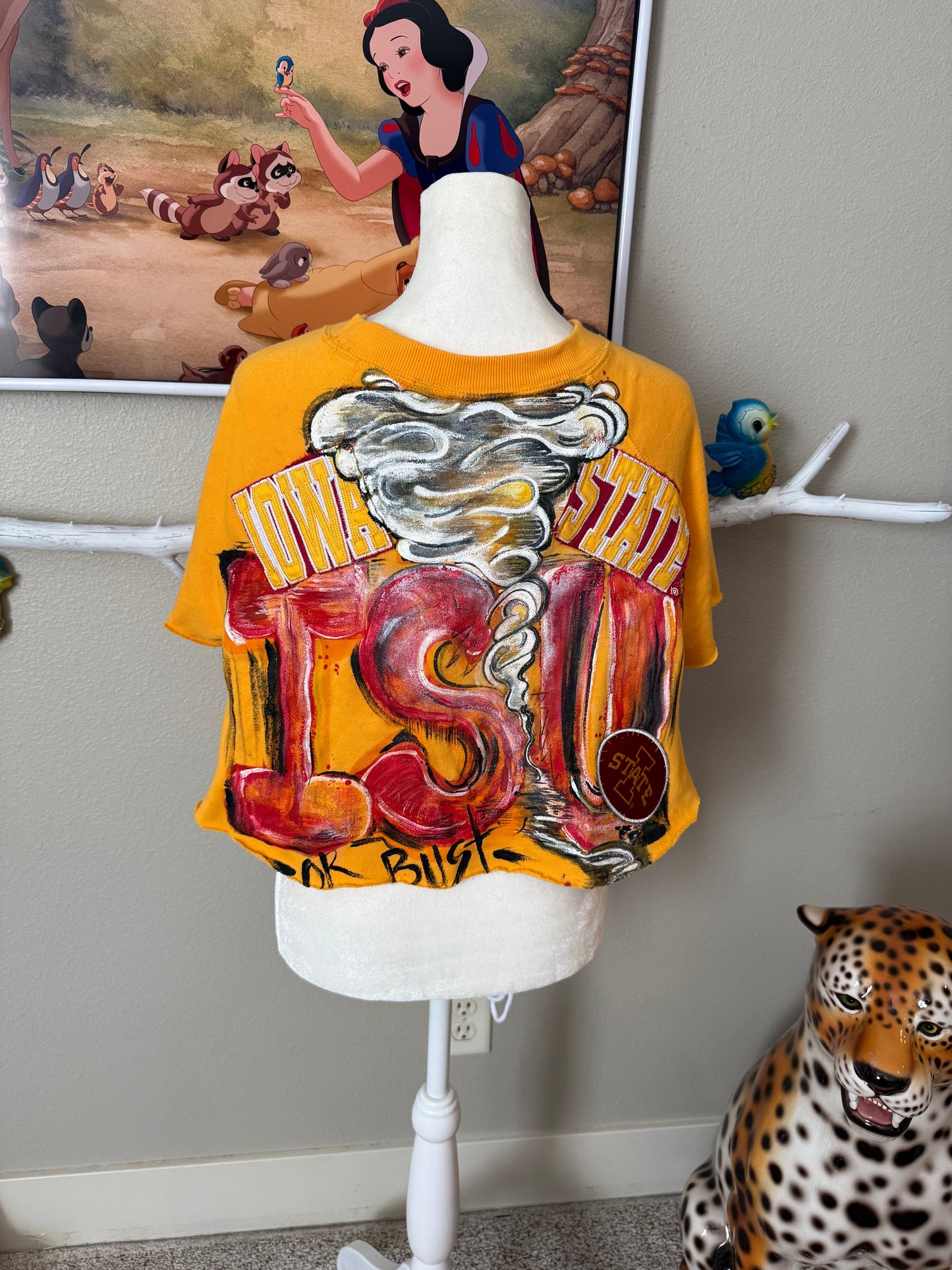 ISU or Bust Cropped tee
