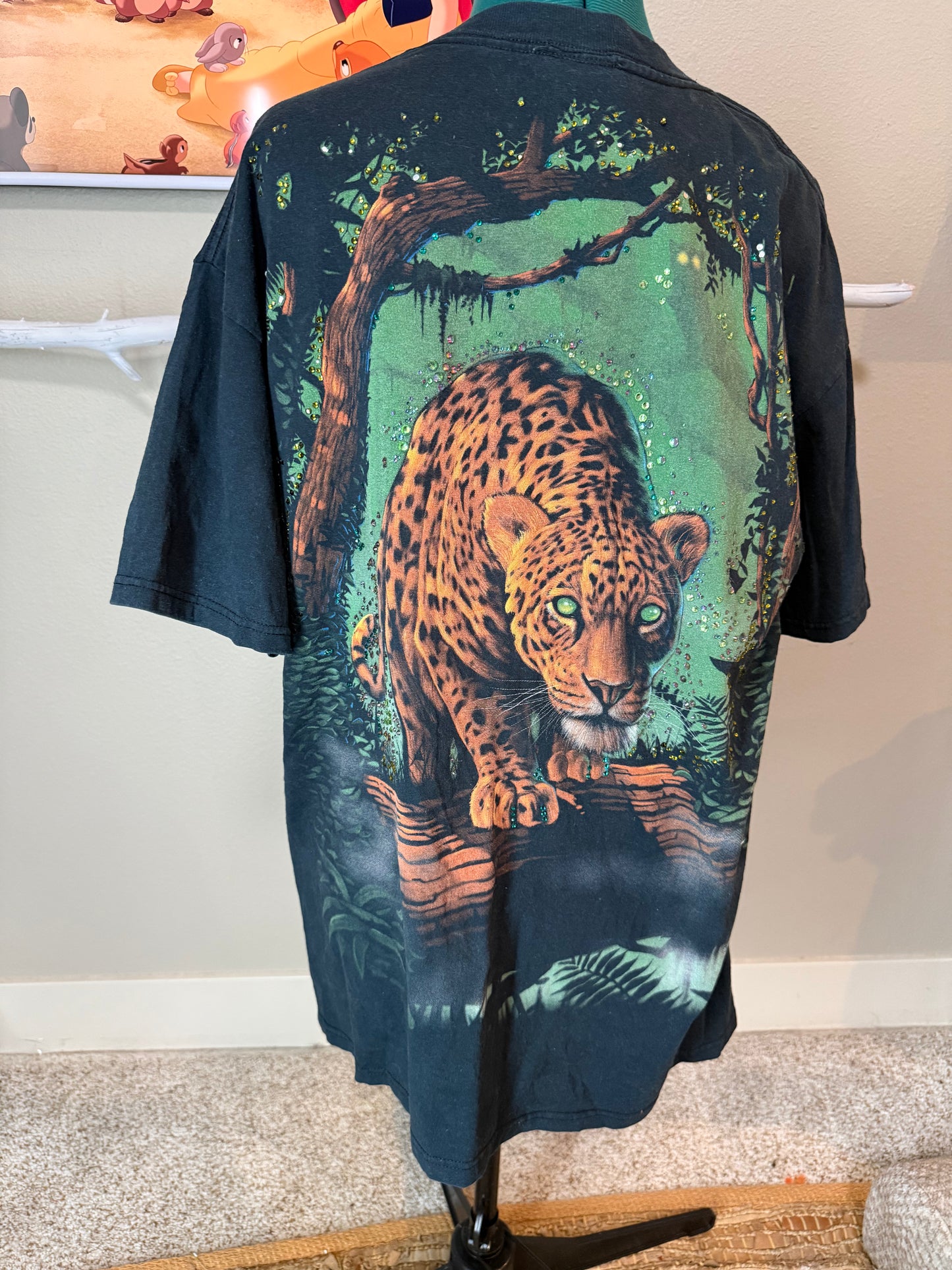 1998 Liquid Blue Vintage Tag Leopard Tee