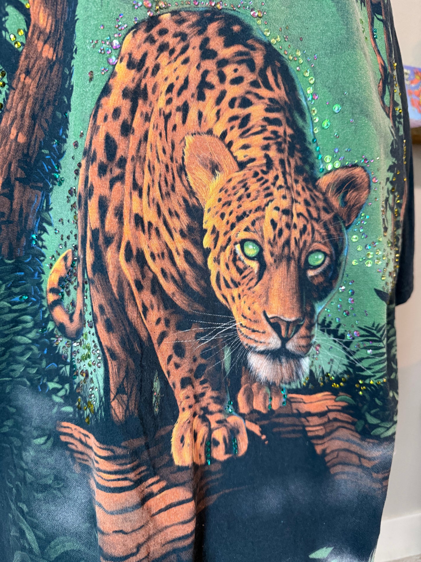 1998 Liquid Blue Vintage Tag Leopard Tee