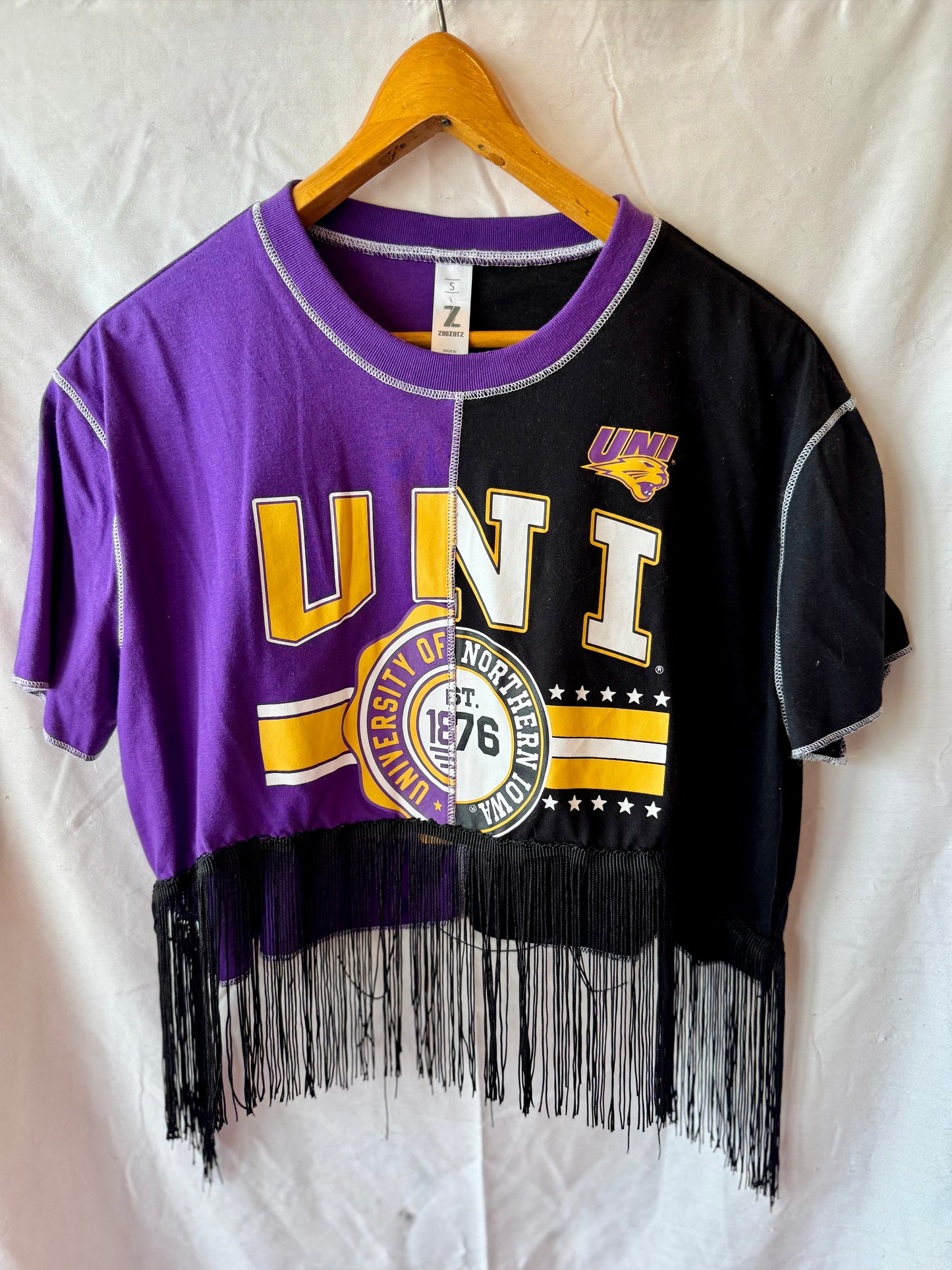 UNI Cropped Fringe Tee