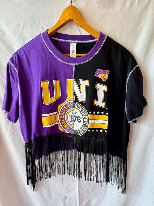 UNI Cropped Fringe Tee
