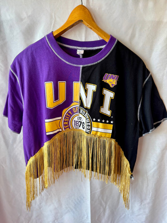 UNI Cropped Fringe Tee