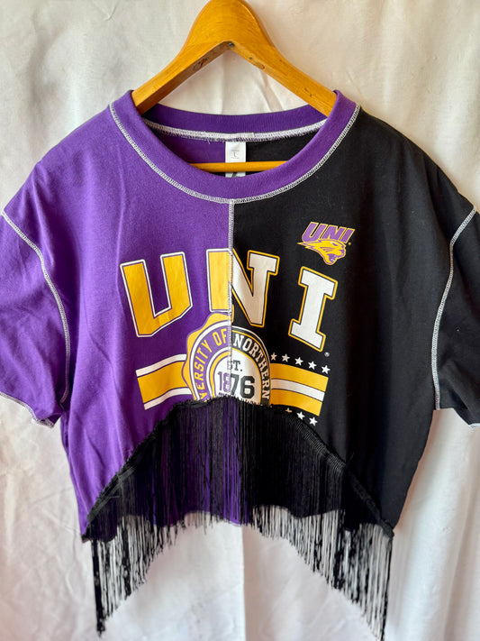 UNI Cropped Fringe Tee