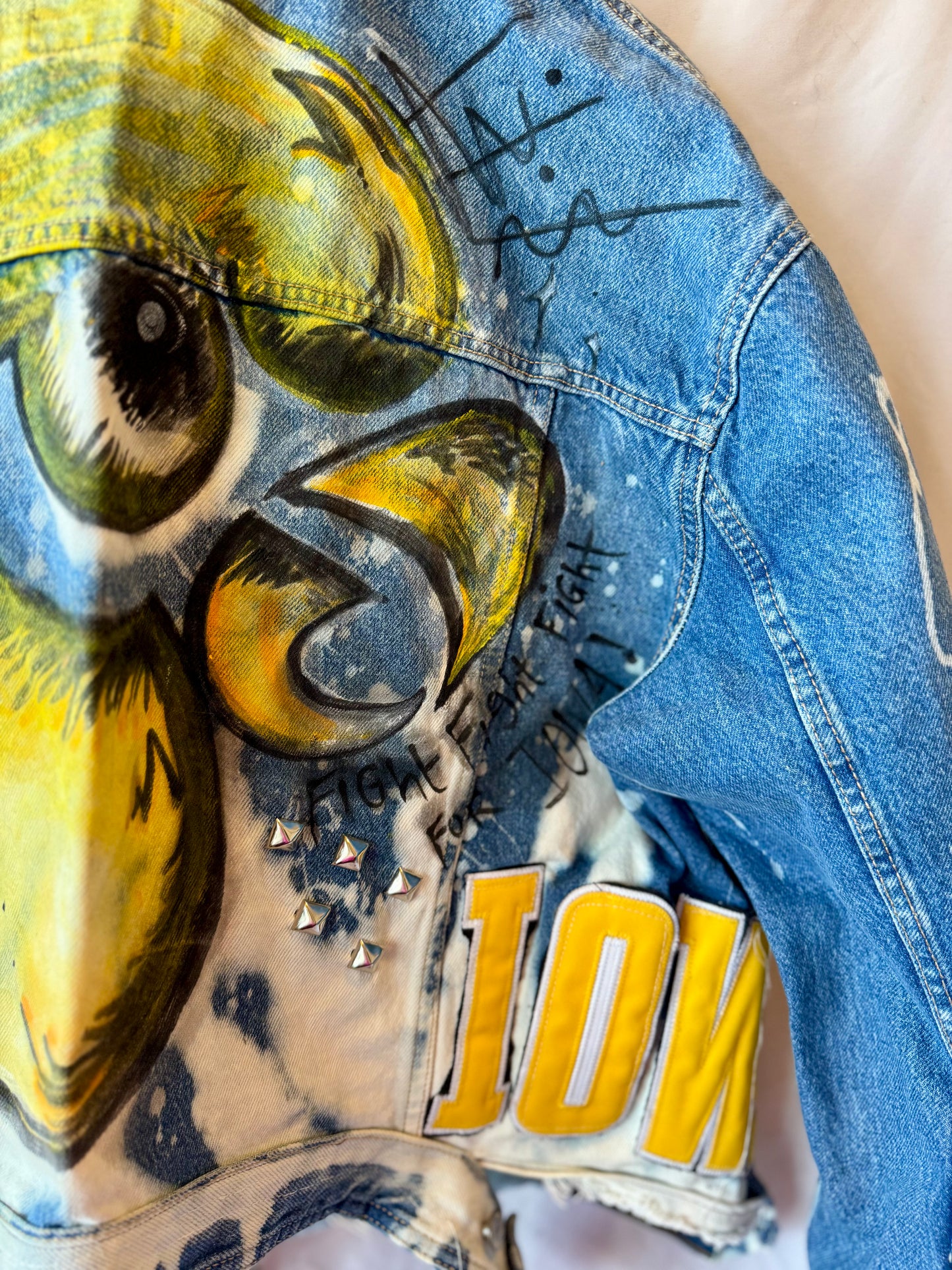Hawkeye Bleached Denim Jacket