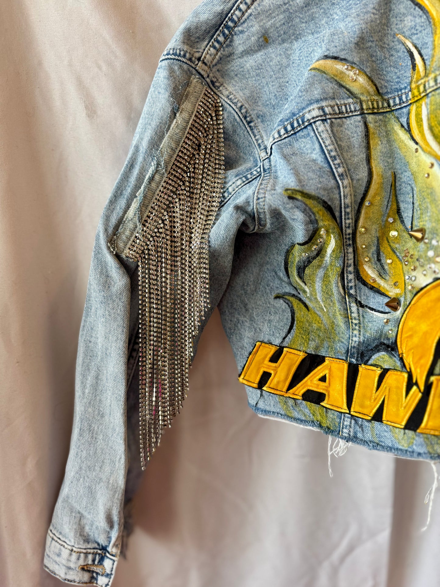 Hawkeye Fire Denim Jacket