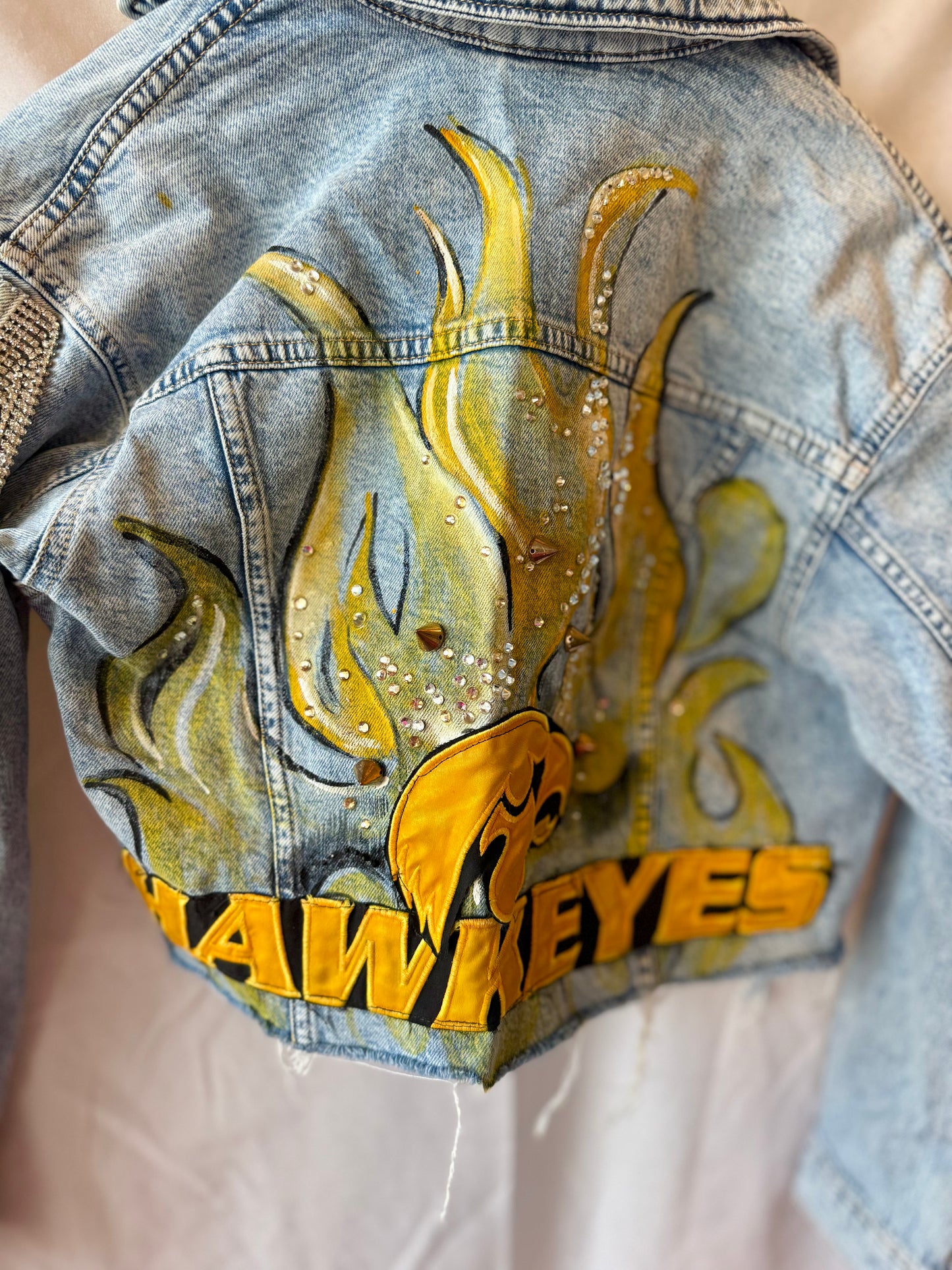 Hawkeye Fire Denim Jacket